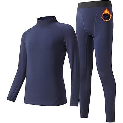 Amazon.co.jp: [Muxuryee] スポーツインナー キッズ 上下セット 裏起毛